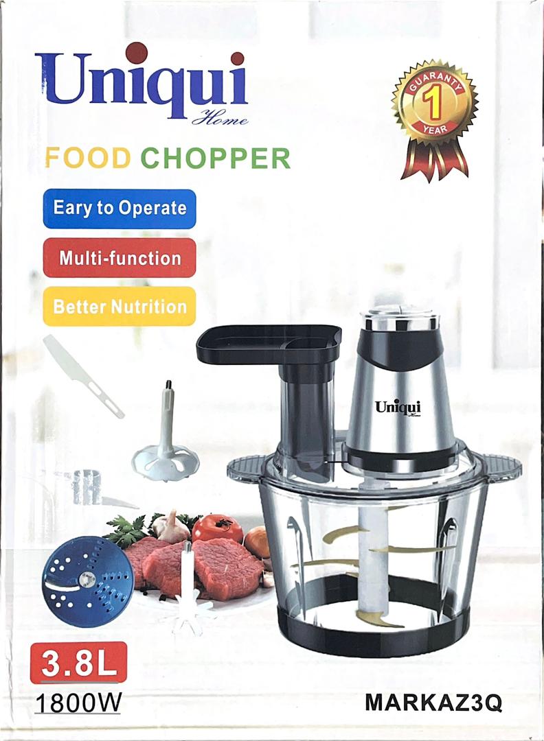 خردکن یونیک کاسه شیشه شش تیغه طلایی تیغه همزن رنده 1800 w