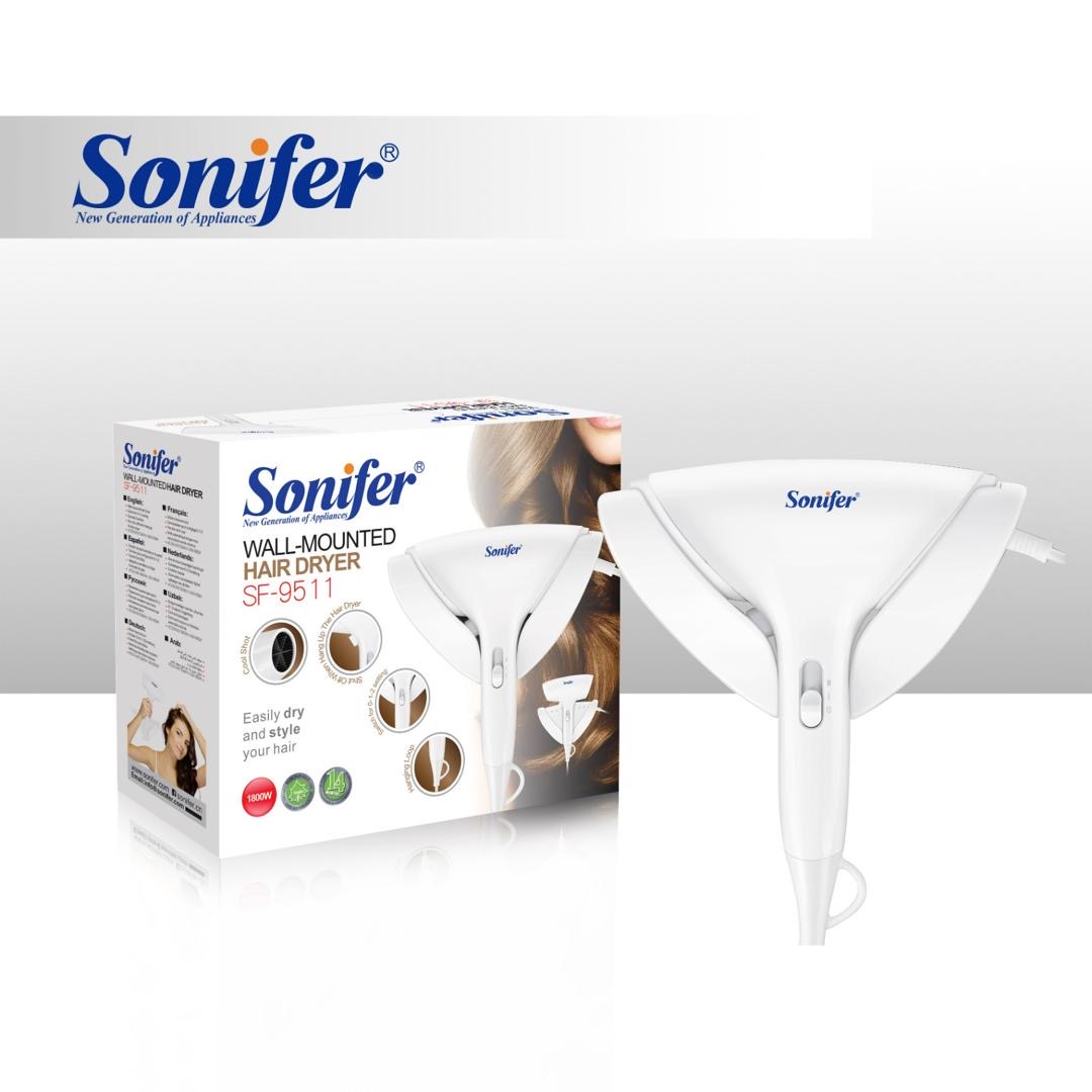 سشوار دیواری سونیفر مدل SF-9511 | توان 1600 وات | مناسب خانه، هتل و سالن