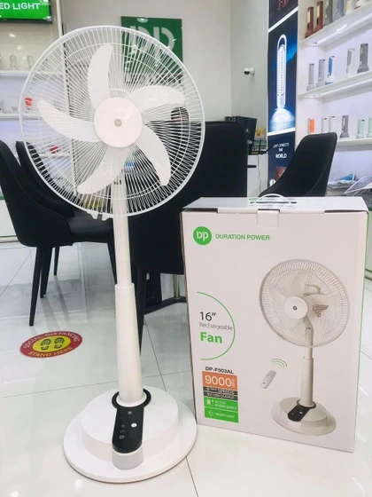 پنکه شارژی ایستاده دی پی مدل DP-F503AL سایز ۱۶ اینچ