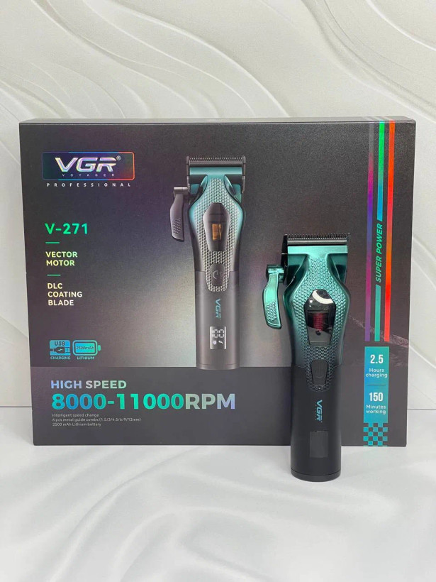 ماشین اصلاح وی جی آر مدل V-271 با تیغه سرامیک