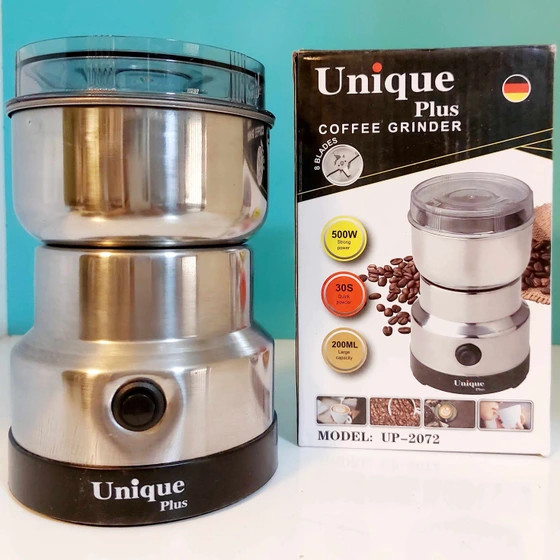 آسیاب قهوه یونیک پلاس تمام استیل مدل UP-2072 توان 500 وات