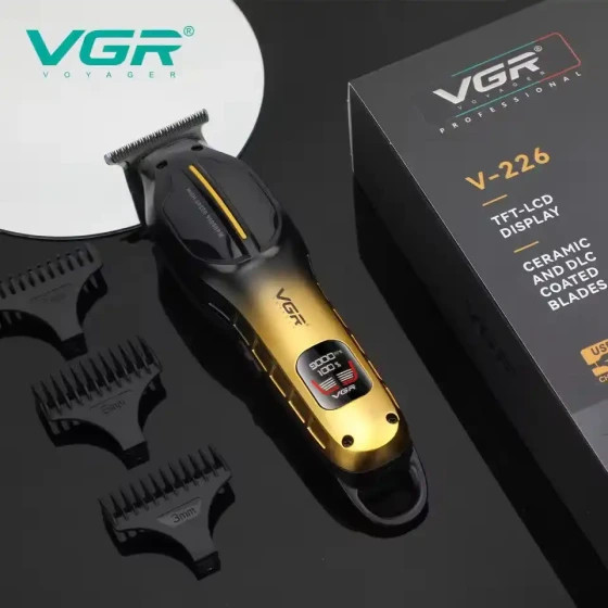 ماشین اصلاح وی جی آر مدل VGR V-226 با تیغه سرامیک برش مستقیم