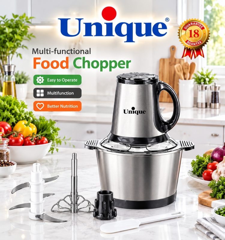 خردکن چندکاره یونیک Unique مدل DAVID3L ظرفیت 3 لیتر توان 1500 وات
